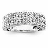 14k White Gold Diamond Ring