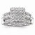 14k White Gold Diamond Ring