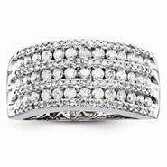 14k White Gold Diamond Ring