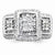 14k White Gold Diamond Ring