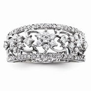 14k White Gold Diamond Ring