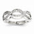 14k White Gold Diamond Fashion Ring