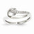 14k White Gold Diamond Fashion Ring