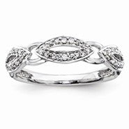 14k White Gold Diamond Fashion Ring