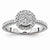 14k White Gold Diamond Fashion Ring