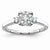 14k White Gold Diamond Engagement Ring