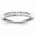 14k White Gold Diamond Wedding Band