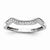 14k White Gold Diamond Wedding Band