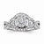 14k White Gold Diamond Engagement Ring