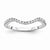 14k White Gold Diamond Wedding Band