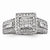 14k White Gold Diamond Ring