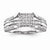 14k White Gold Diamond Ring