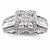 14k White Gold Diamond Ring