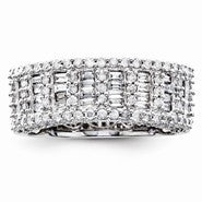 14k White Gold Diamond Ring