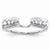 14k White Gold Diamond Ring