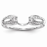 14k White Gold Diamond Ring