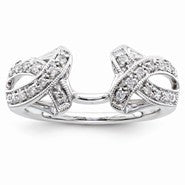 14k White Gold Diamond Ring