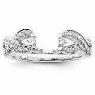 14k White Gold Diamond Ring