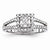 14k White Gold Diamond Complete Engagement Ring