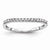 14k White Gold Diamond Wedding Band