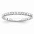 14k White Gold Diamond Wedding Band