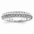 14k White Gold Diamond Wedding Band