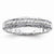 14k White Gold Diamond Wedding Band