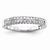 14k White Gold Diamond Wedding Band