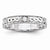 14k White Gold Diamond Wedding Band