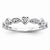 14k White Gold Diamond Wedding Band