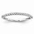 14k White Gold Diamond Wedding Band