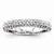 14k White Gold Diamond Wedding Band