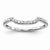 14k White Gold Diamond Wedding Band