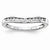 14k White Gold Diamond Wedding Band