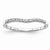 14k White Gold Diamond Wedding Band