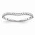 14k White Gold Diamond Wedding Band