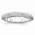 14k White Gold Diamond Wedding Band