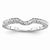 14k White Gold Diamond Wedding Band