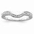 14k White Gold Diamond Wedding Band