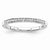 14k White Gold Diamond Wedding Band