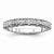 14k White Gold Diamond Wedding Band