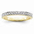 14k Yellow Gold Diamond Wedding Band