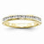 14k Yellow Gold Diamond Wedding Band