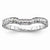 14k White Gold Diamond Wedding Band