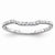 14k White Gold Diamond Wedding Band