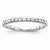 14k White Gold Diamond Wedding Band