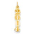 14k Gold Vertical 2014 Charm hide-image