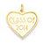 14k Gold Class of 2014 Heart Charm hide-image