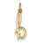 14k Yellow Gold Initial Charm hide-image