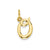 Initial Charm in 14k Yellow Gold